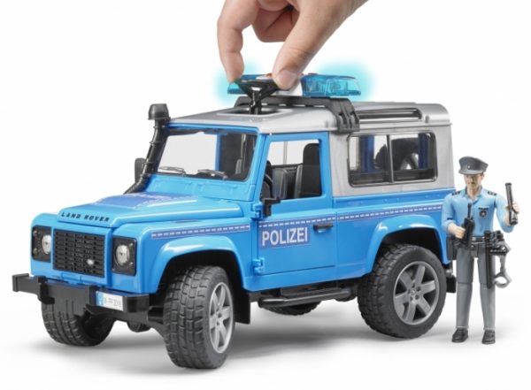 BRUDER Land Rover Poliisiauto ja Poliisi 02597