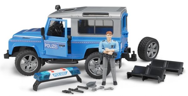 BRUDER Land Rover Poliisiauto ja Poliisi 02597 - Image 2