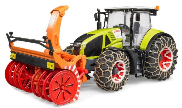 BRUDER 03017 Claas Axion 950 traktori ja Lumilinko