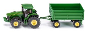 SIKU John Deere 8430 traktori ja Peräkärry 1953