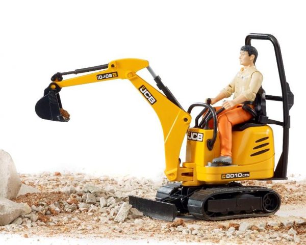 BRUDER 62002 JCB 8010 CTS Minikaivuri ja työmies