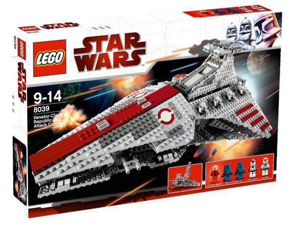 LEGO STAR WARS Venator-class Republic Attack Cruiser 8039