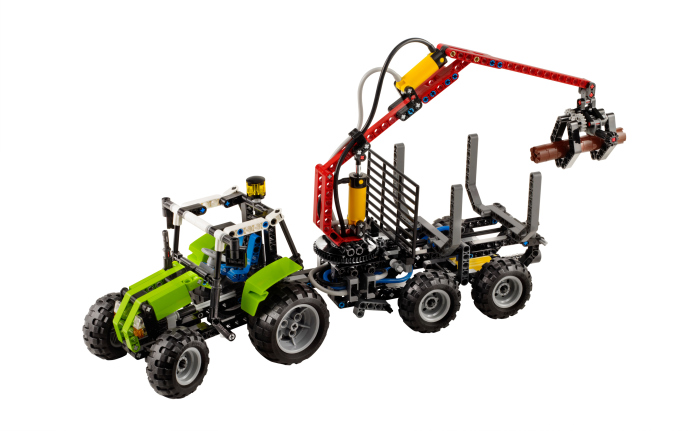 LEGO TECHNIC Tractor w. Log Loader / Kuormatraktori 8049