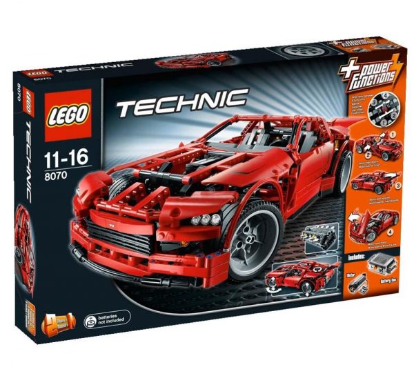 LEGO TECHNIC Supercar V8 w. motor / Superauto V8 moottorilla 8070