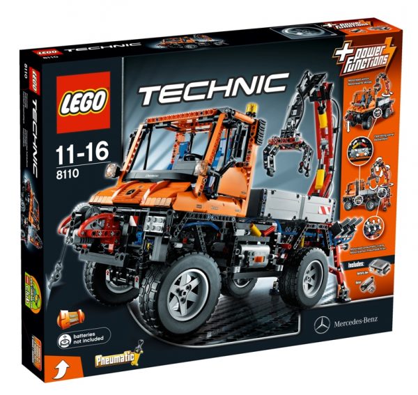 LEGO TECHNIC Mercedes-Benz Unimog U 400 w. motor / Unimog U400 moottorilla 8110
