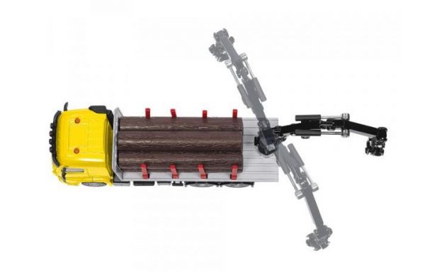 SIKU Mercedes-Benz Zetros Tukkiauto nostimella 2714 - Image 3