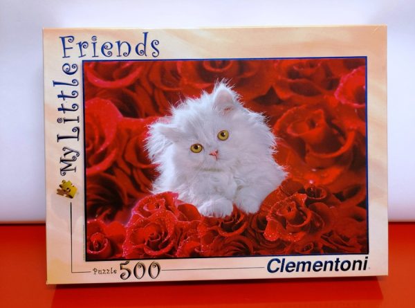 PALAPELI “Kitten in roses”,Clementoni 500 palaa