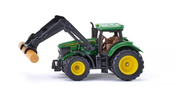 SIKU JOHN DEERE  6215R traktori tukkikauhalla,1540