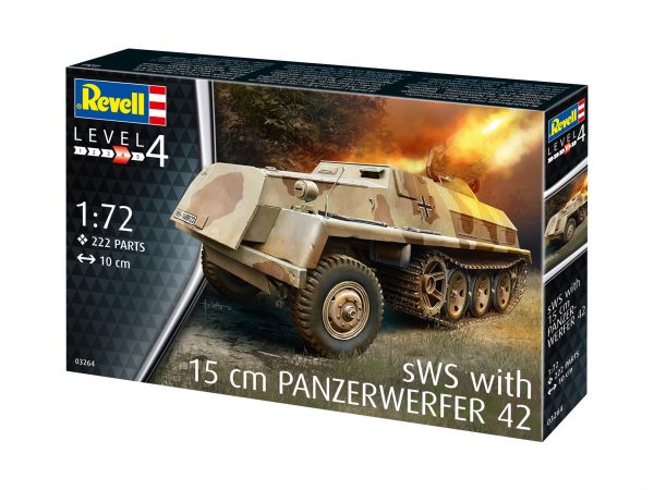 Revell plastic model 15 cm Panzerwerfer 42 auf sWS 1:72