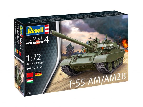 Revell plastic model T-55AM / T-55AM2B 1:72