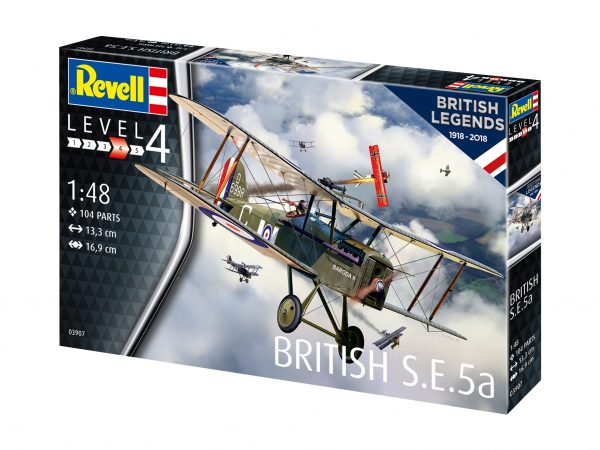 Revell plastic model 100 Years RAF: British S.E. 5a 1:48