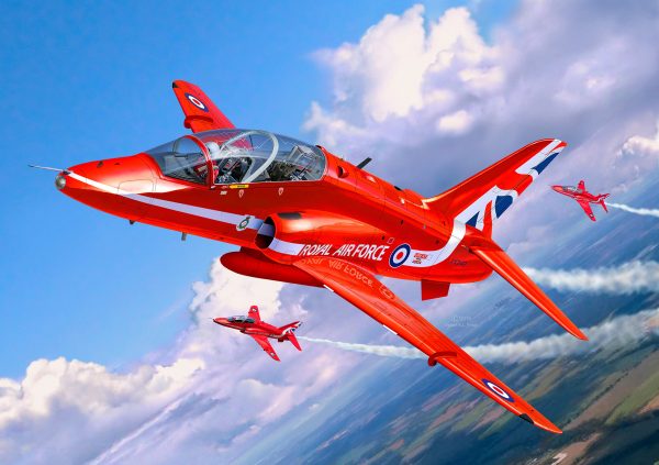 Revell plastic model BAe HAWK T.1 RED ARROWS 1:72