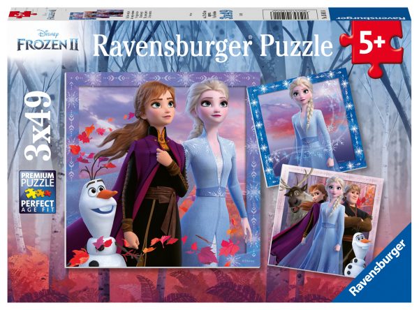 Frozen, palapeli 3x49 palaa, Ravensburger