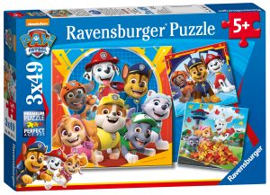 Paw Patrol, palapeli 3x49 palaa, Ravensburger