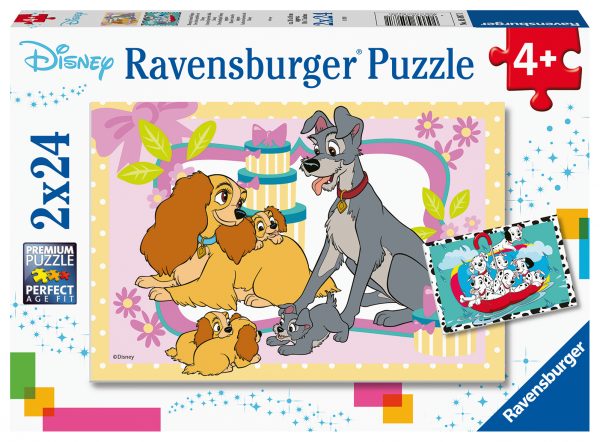 Ravensburger Puzzle 2x24 pc Disney Dogs