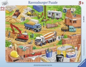 Ravensburger Frame Puzzle 12 pc Work On The Construction Site