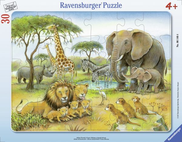 Ravensburger Frame Puzzle 30 pc Africa's Wildlife