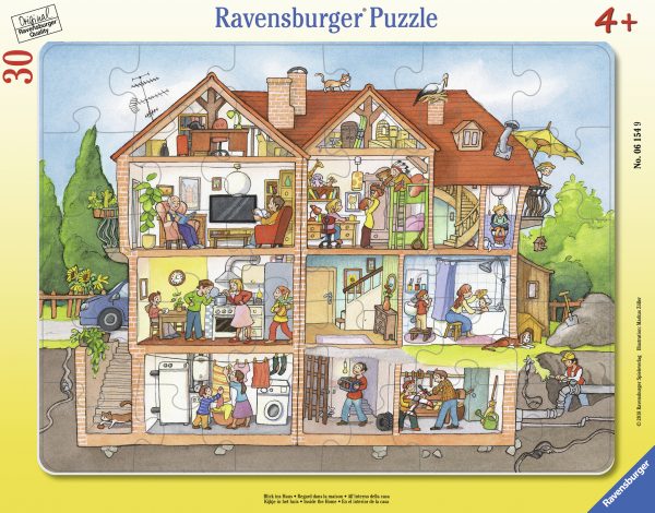 Ravensburger Frame Puzzle 30 pc Inside the House