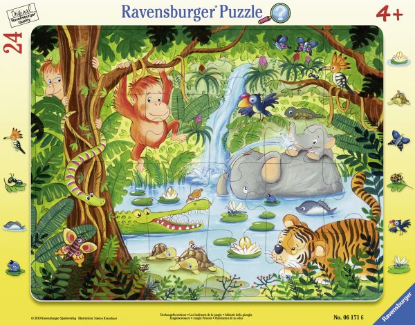 Ravensburger Frame Puzzle 24 pc In the Jungle