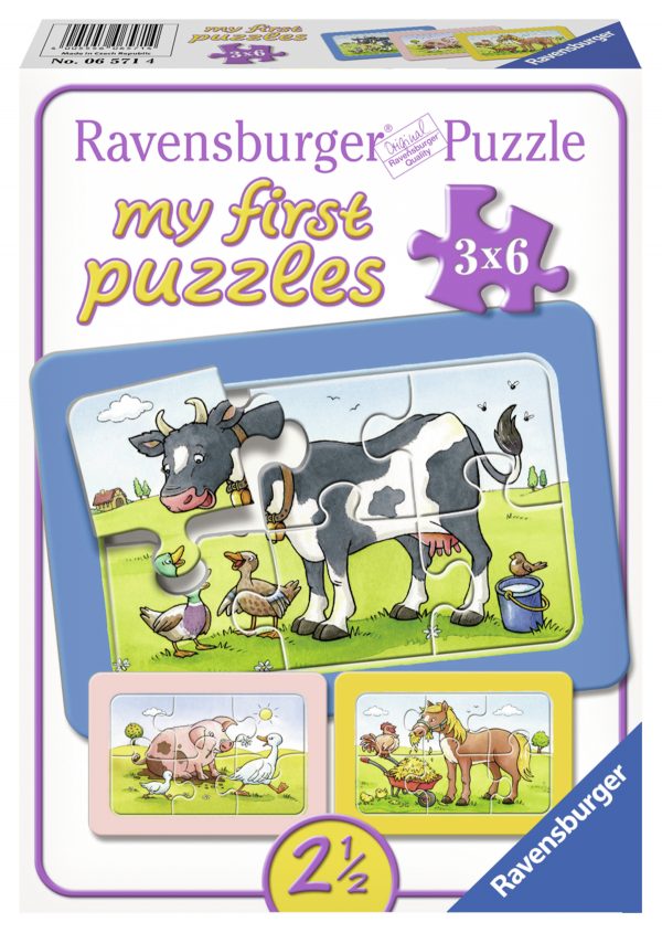 Ystävät, minun ensimmäinen palapelini 3x6 palaa, Ravensburger