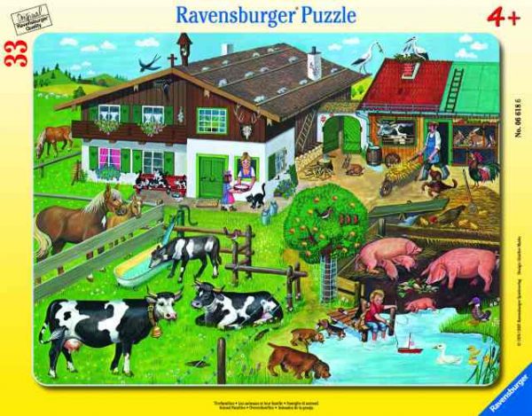 Ravensburger Frame Puzzle 33 pc Animals and their Families