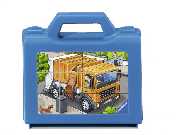Ravensburger Cube Puzzle Favorite Vehicles 12p