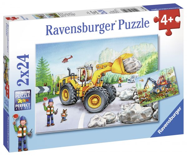 Traktorit, palapeli 2x24 palaa, Ravensburger