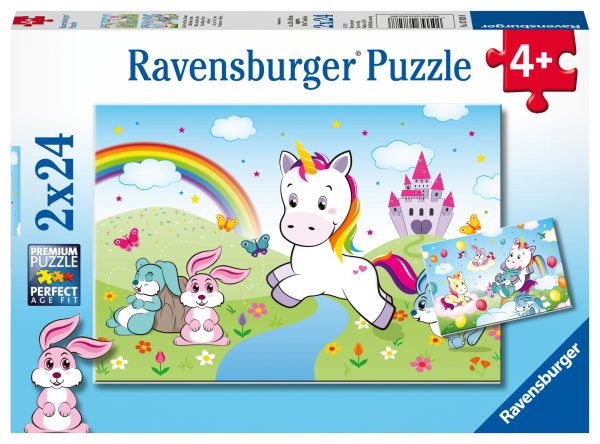 Ravensburger Puzzle 2x24 pc Fairytale Unicorn