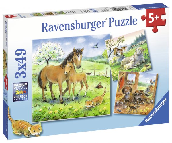 Hellyyden aika, palapeli 3x49 palaa, Ravensburger