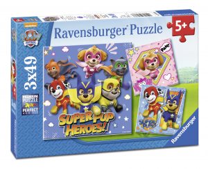 Paw Patrol, palapeli 3x49 palaa, Ravensburger
