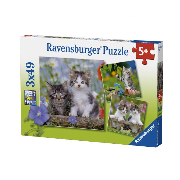 Kissat, palapeli 3x49 palaa, Ravensburger