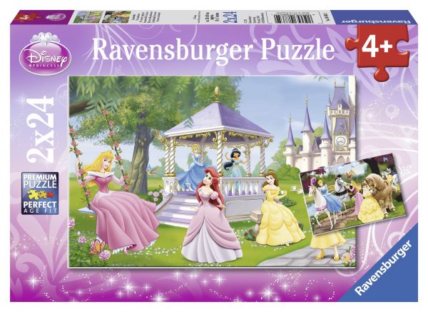 Disneyn prinsessa, palapeli 2x24 palaa, Ravensburger