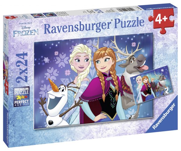 Disney Frozen, palapeli 2x24 palaa, Ravensburger