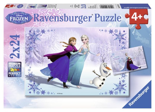 Disney Frozen, palapeli 2x24 palaa, Ravensburger