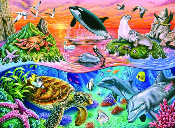 Beautiful Ocean palapeli, 100 palaa Ravensburger
