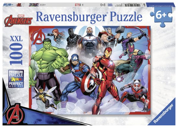 Avengers Assemble XXL palapeli, 100 palaa Ravensburger
