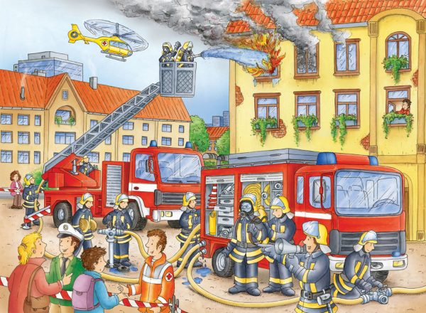 Fire Brigade palapeli, 100 palaa Ravensburger