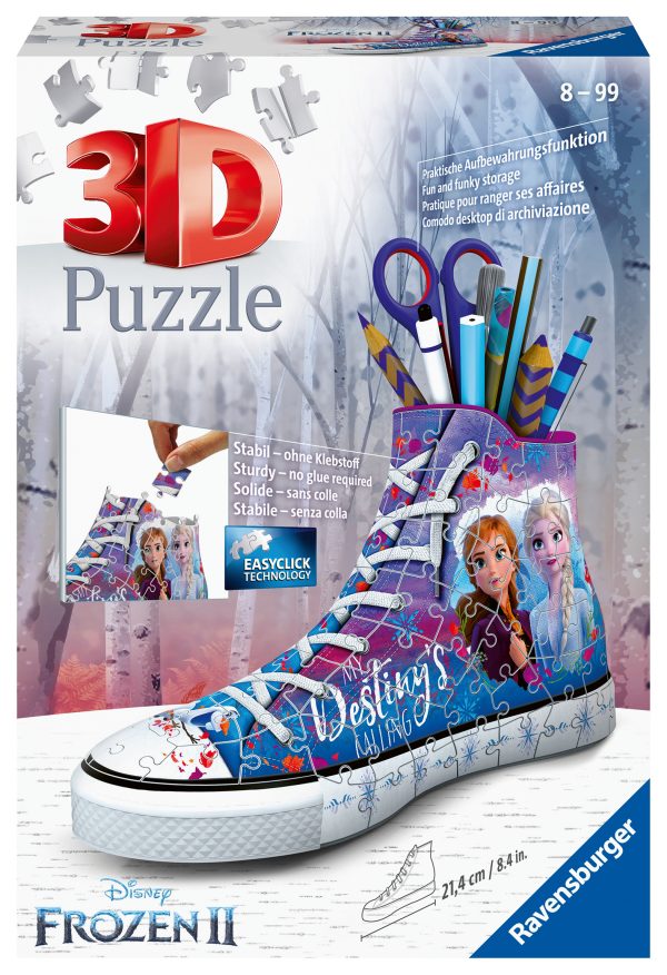 Frozen Kynäpurkki, 3D palapeli 108 palaa, Ravensburger