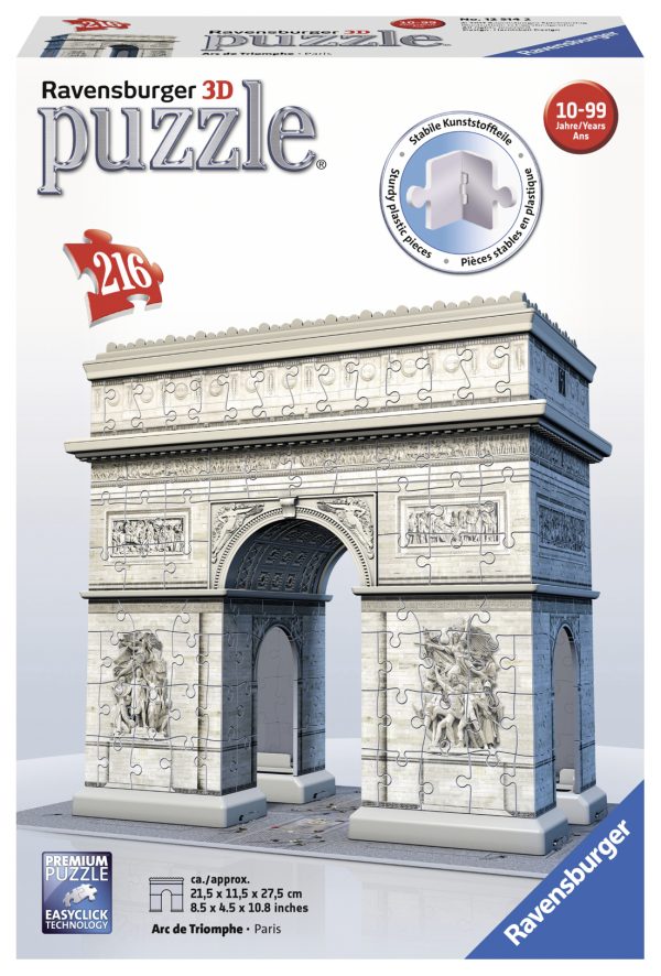Riemukaari, 3D Puzzle 216 palaa, Ravensburger