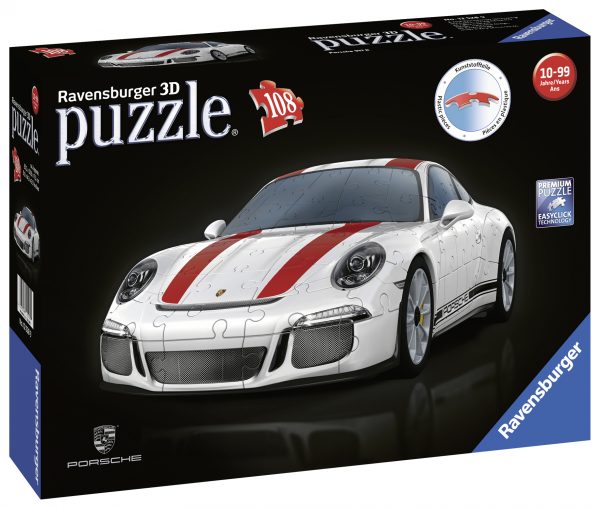 Porsche 911 3D palapeli, 108 palaa Ravensburger