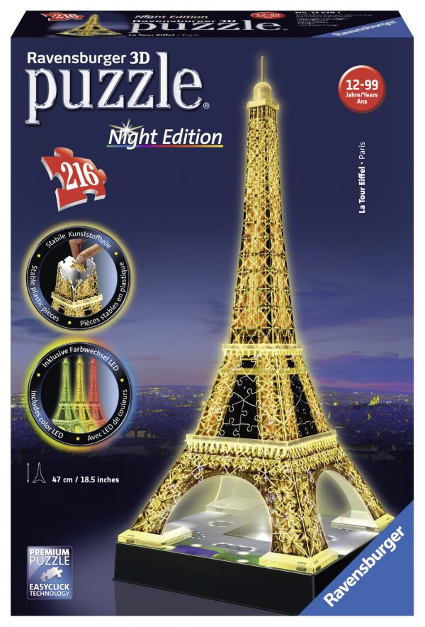 Eiffel-torni, 3D palapeli 216 palaa, Ravensburger