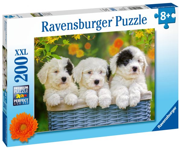 Ravensburger pusle 200 XXL tk Cute Puppy Dogs