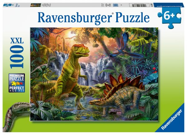 Dinosaur Oasis, 100 palaa Ravensburger palapeli
