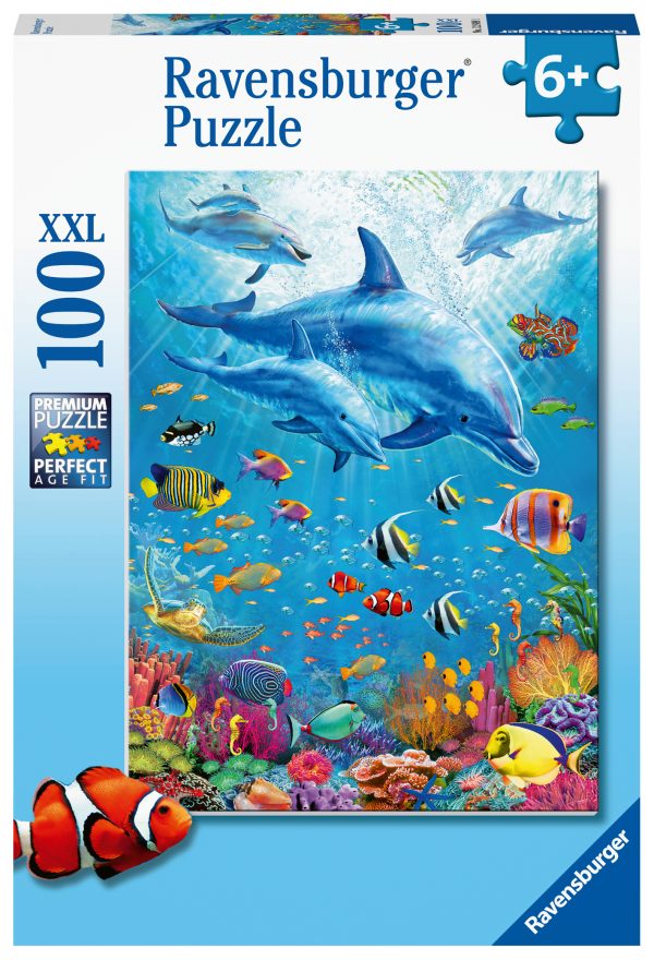 Pod of Dolphins, 100 palaa Ravensburger palapeli