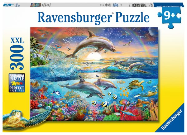 Dolphin Paradise XXL palapeli, 300 palaa Ravensburger