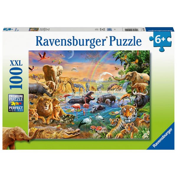 Savannah Jungle Waterhole, 100 palaa Ravensburger palapeli
