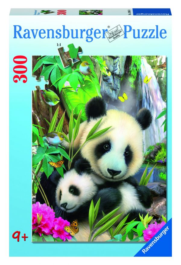 Cuddling Pandas palapeli, 300 palaa Ravensburger