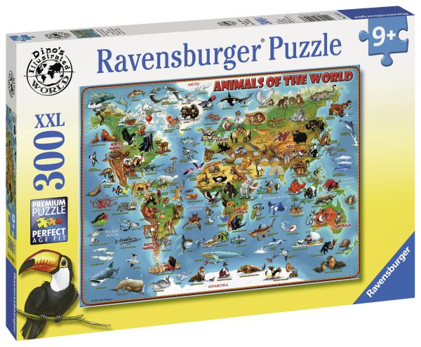 Animals of the World palapeli, 300 palaa Ravensburger