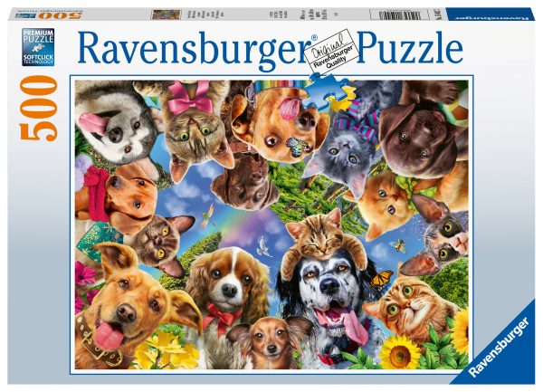 Animals Selfie 500 palaa palapeli, Ravensburger