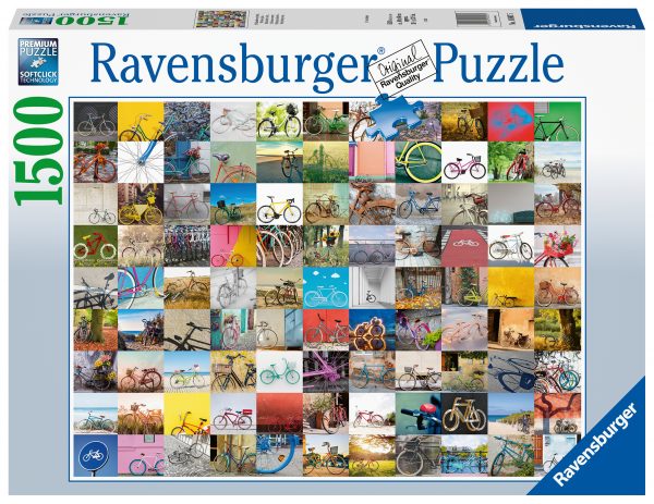 Ravensburger Puzzle 1500 pc 99 Bicycles